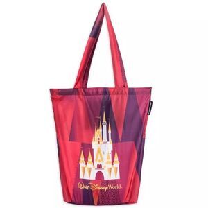 Walt Disney World Cinderella Castle Starbucks Tote Bag w/ Pouch NEW SEALED